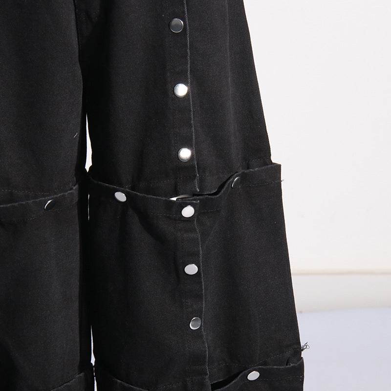 Spring Personality Trendy Detachable Jeans - REBECATHELABEL