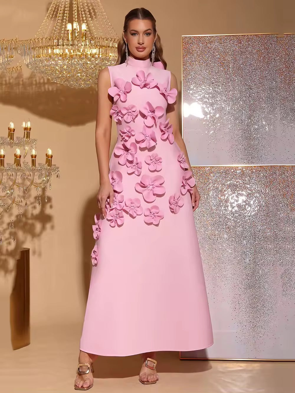 Patchwork Appliques Dress