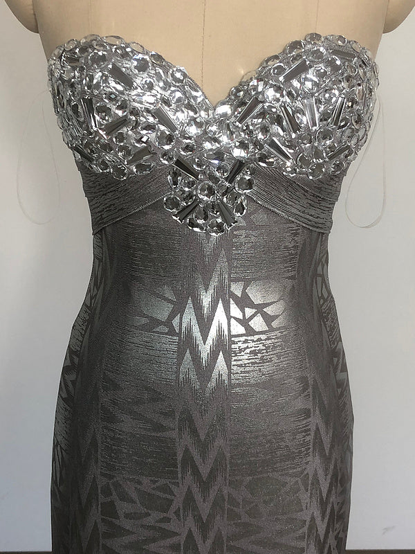 Lala short mini diamond bandage dress