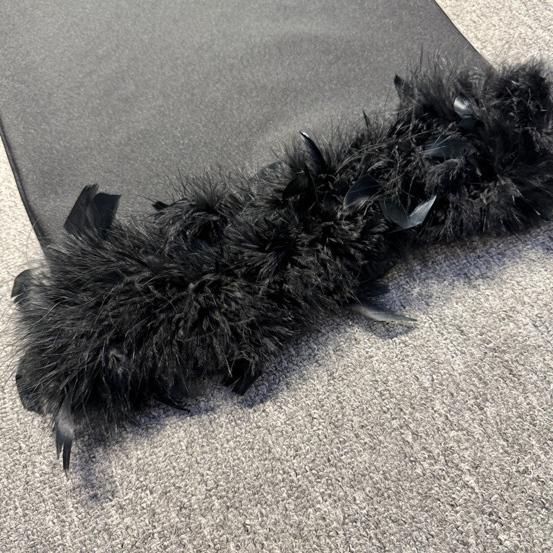 Open-Back Diamond Embellished Birthday Dress