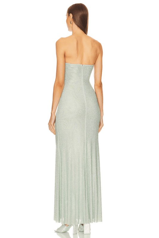 Milan rhinestones dress - REBECATHELABEL