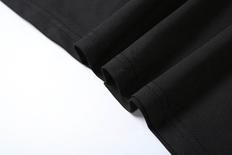 Long Sleeve Diagonal Collar Sexy Cutout Slim Fit Sheath Elegant Dress - REBECATHELABEL