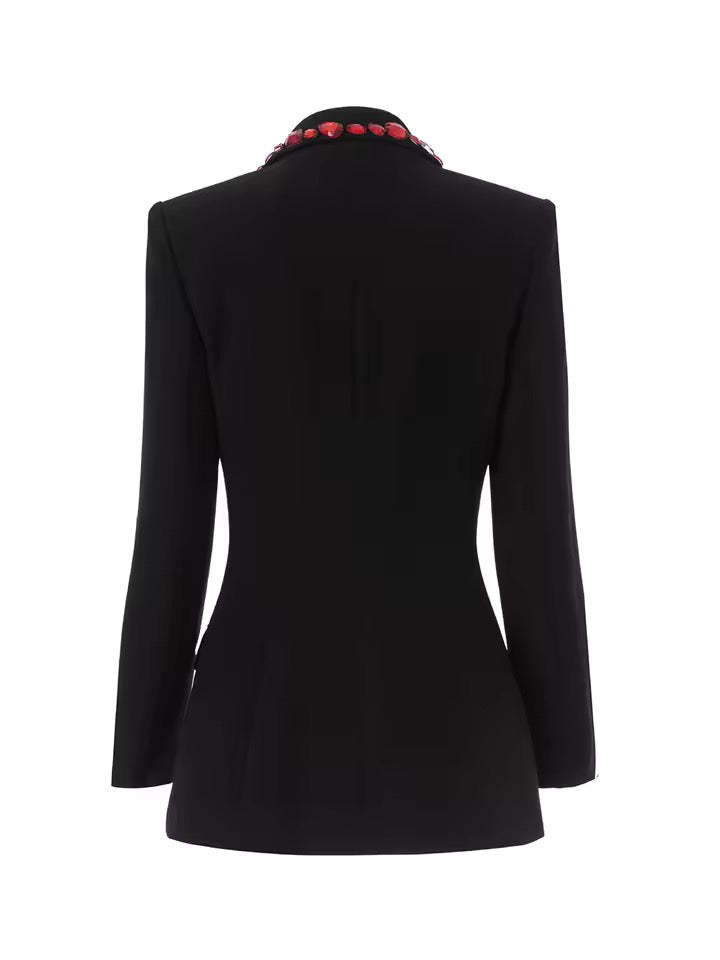 Becca Crystal Black Blazer