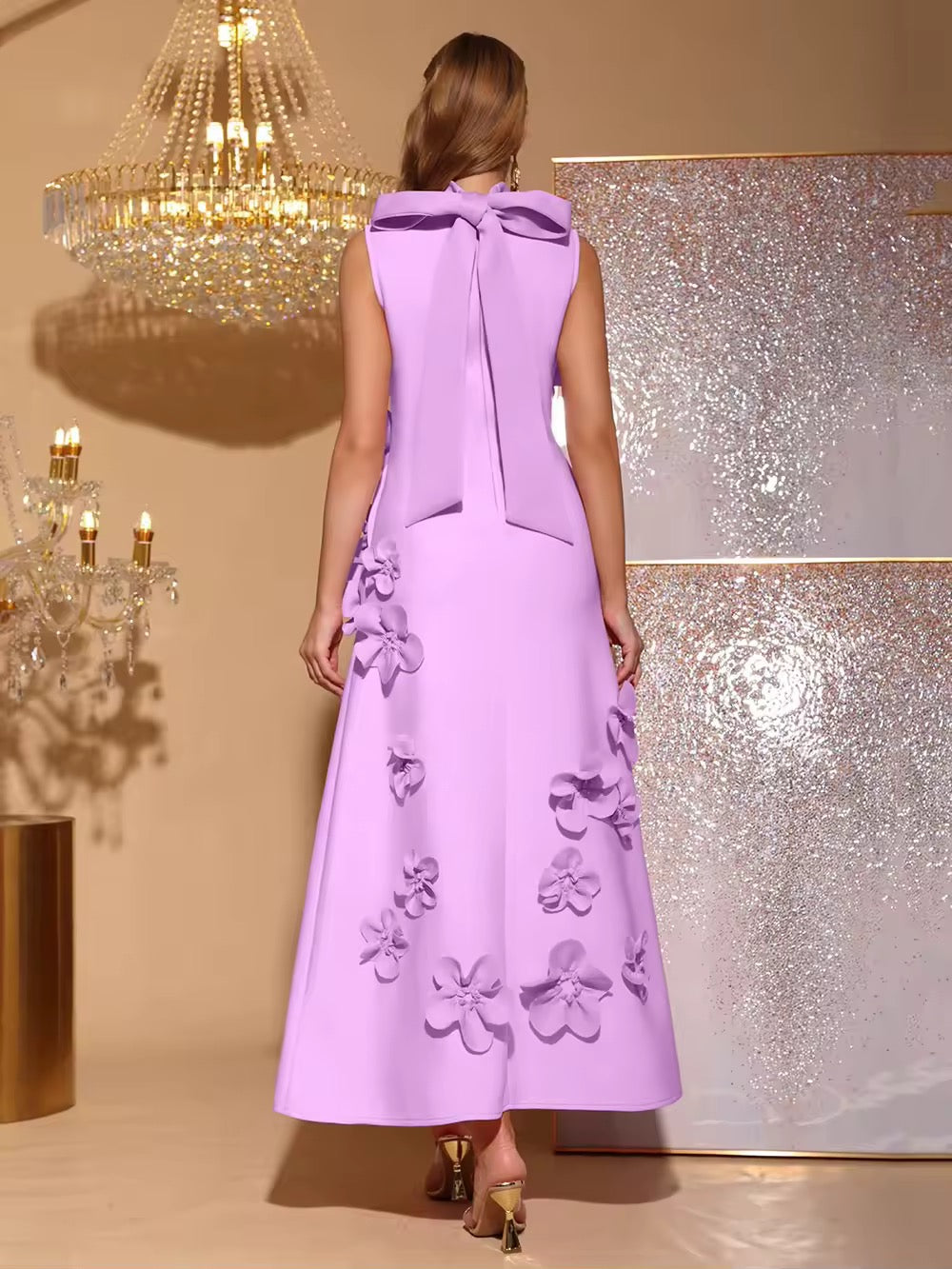 Patchwork Appliques Dress