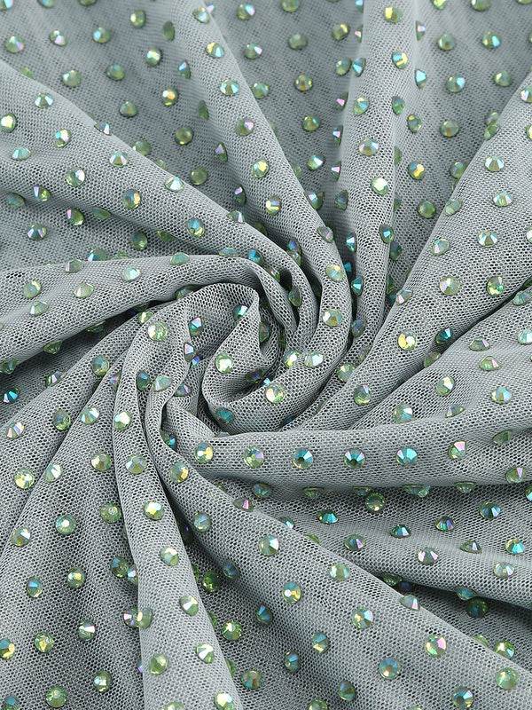 Milan rhinestones dress - REBECATHELABEL