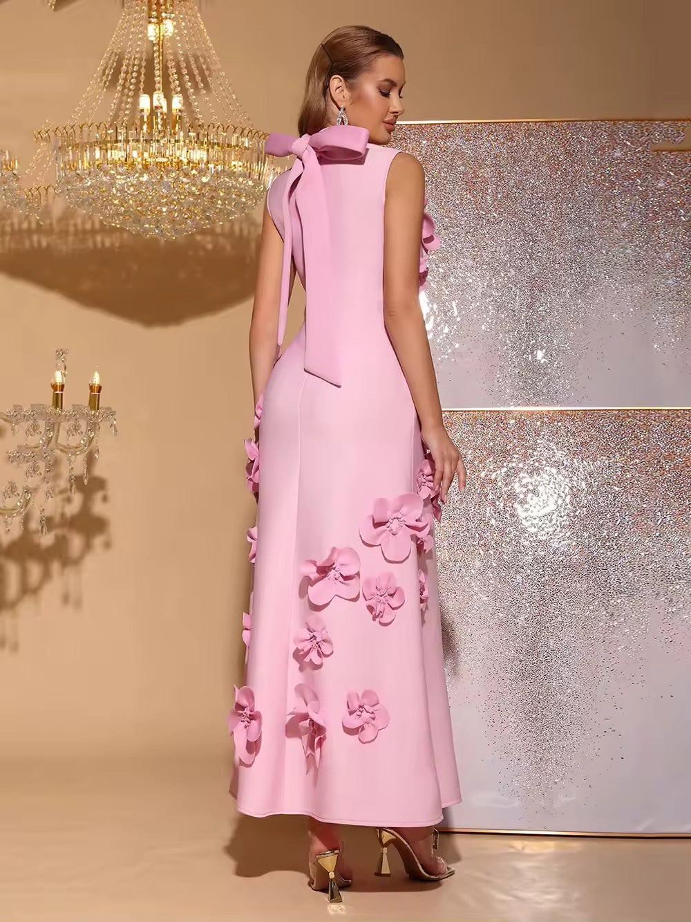 Patchwork Appliques Dress