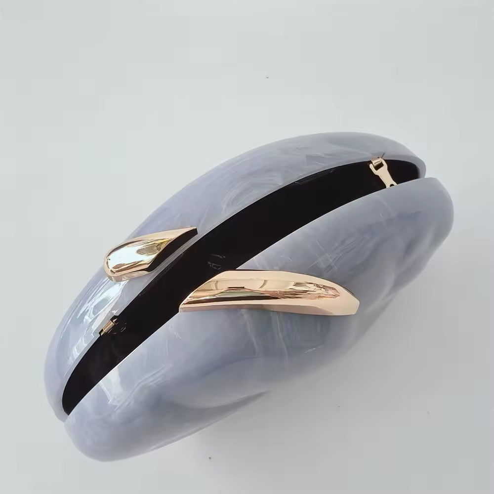 Metal Handle Mini Purse