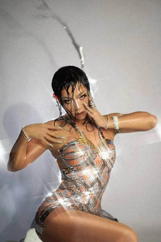 Milan crystal mini dress - REBECATHELABEL