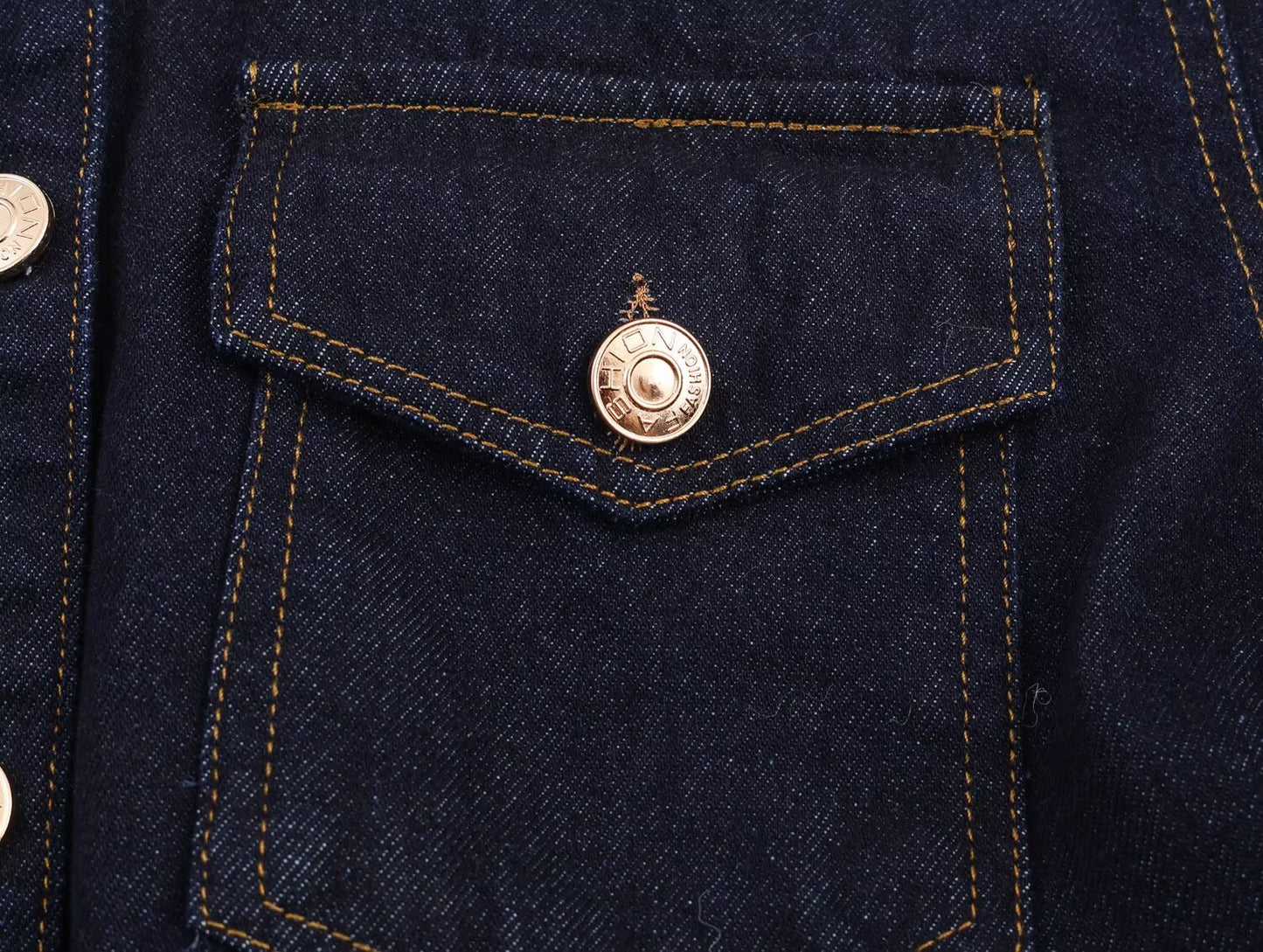 Women Bubble Sleeve Denim Jacket High Waist Straight Flanging Jeans Pant Sets