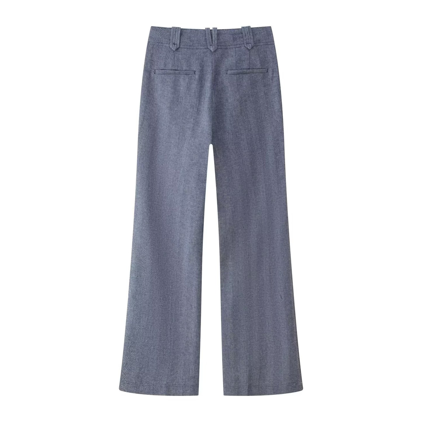 Women Clothing Herringbone Pattern Short Blazer Herringbone Twill Straight Leg Pants Sets