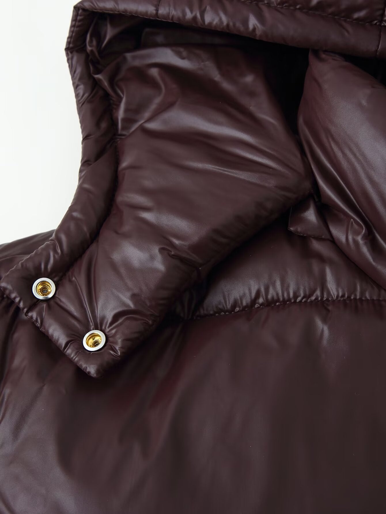 Classic down Cotton Cotton Cloth Hooded Short Cotton Padded Coat