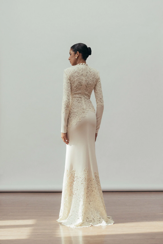 White Embroidered Maxi Dress