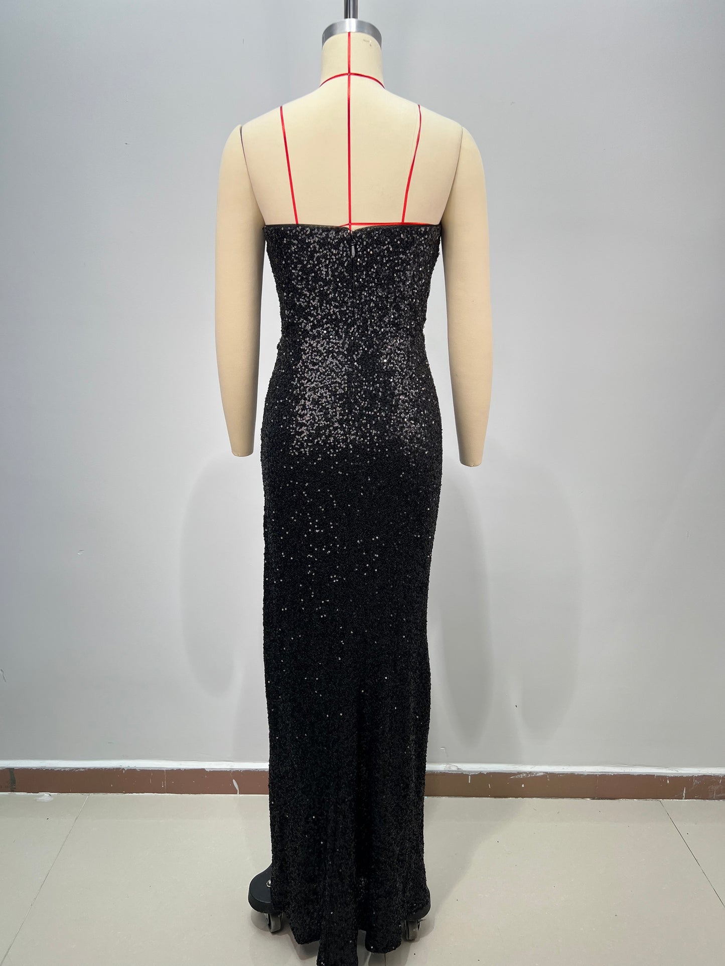 Kimolah black maxi dress