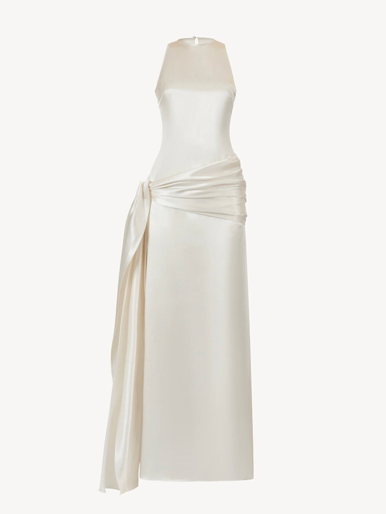 LAN Embroidered Long Dress