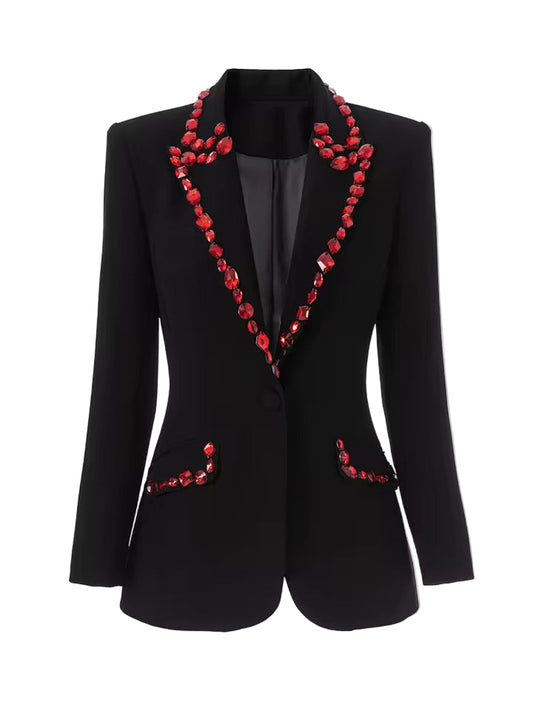 Becca Crystal Black Blazer