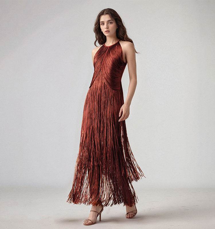 Olay tassel dress - REBECATHELABEL