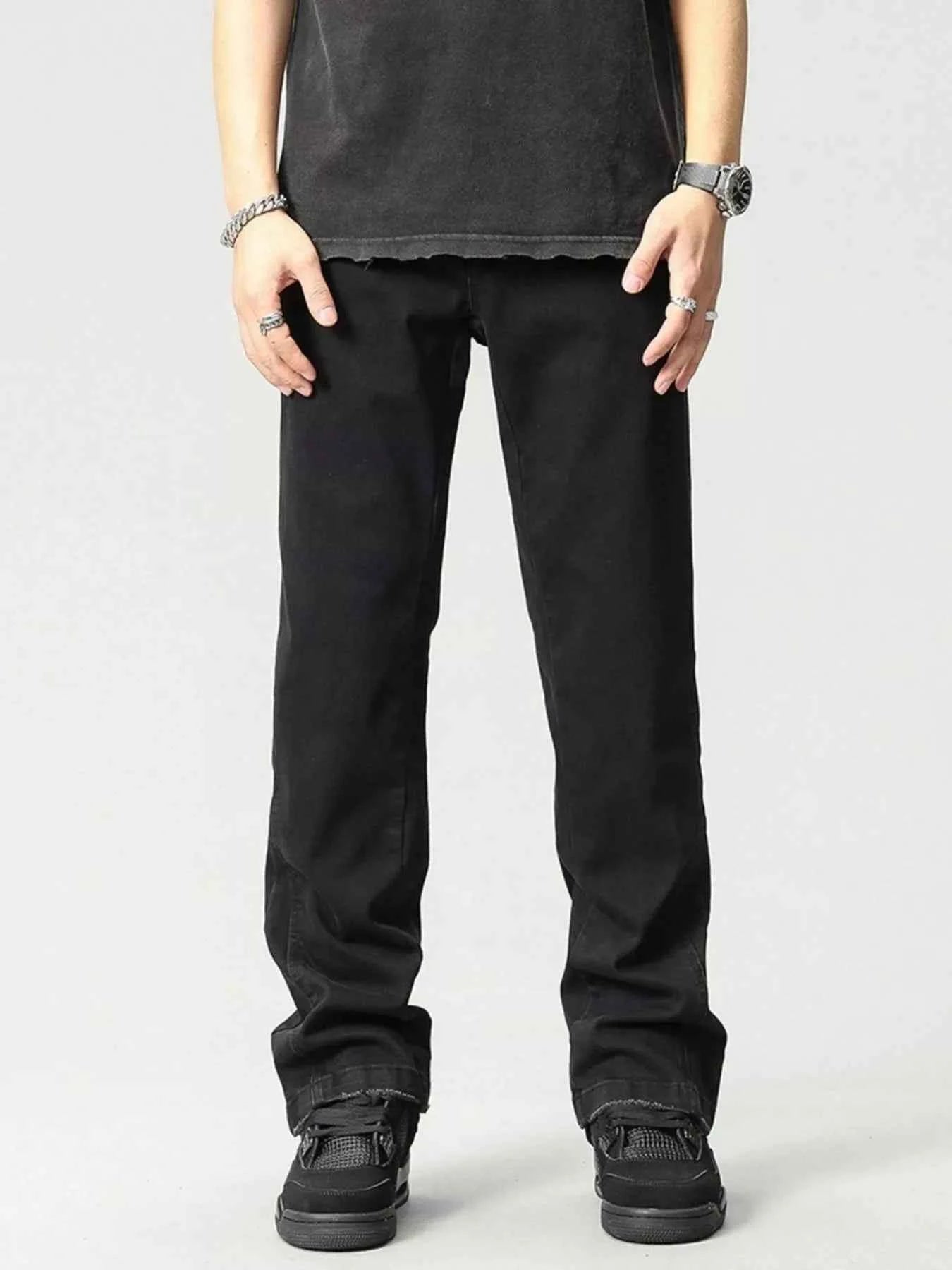 Men's Washed Loose Fit Jeans