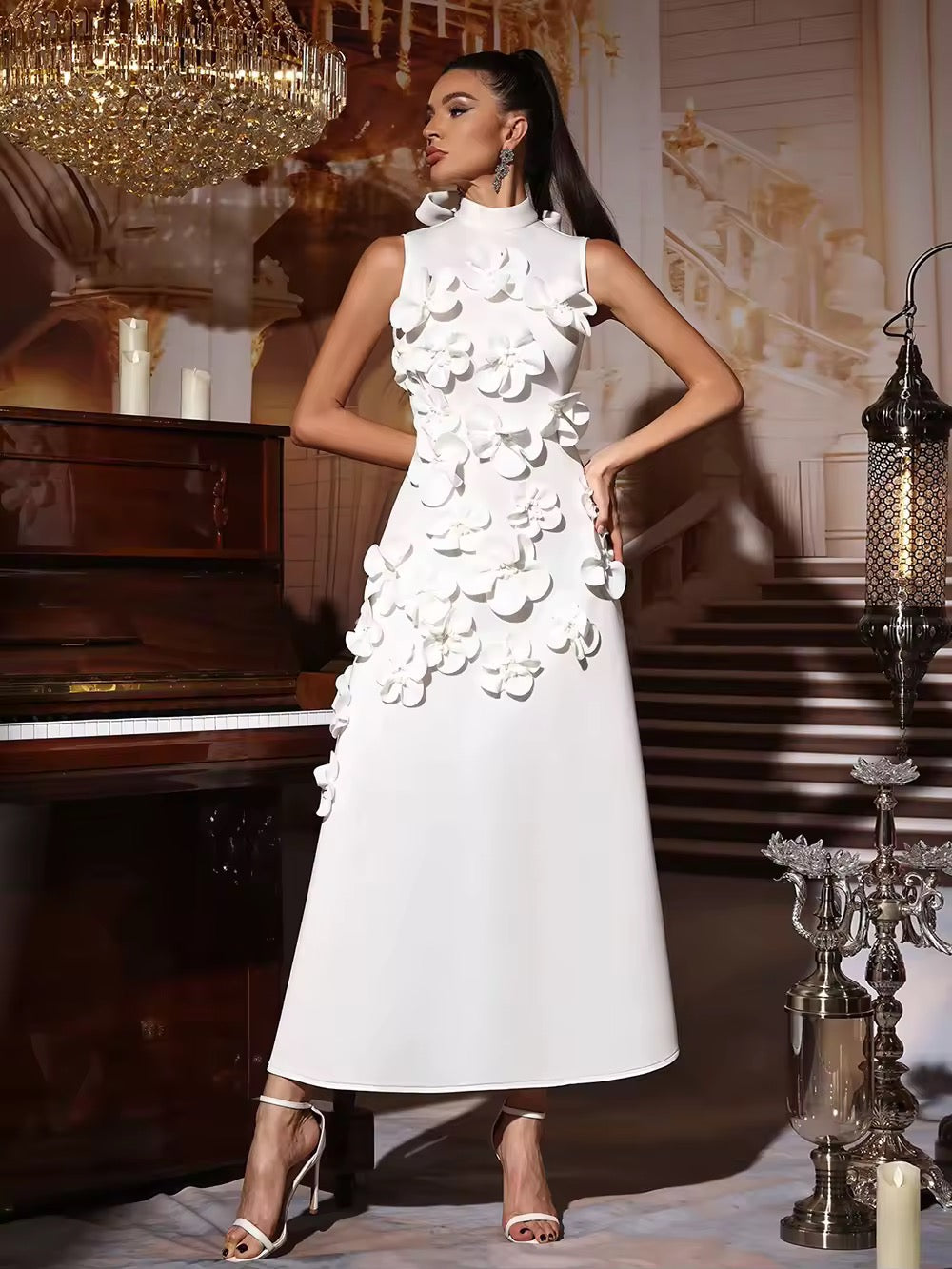 Patchwork Appliques Dress