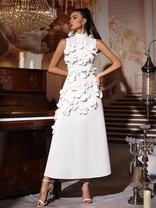 Patchwork Appliques Dress