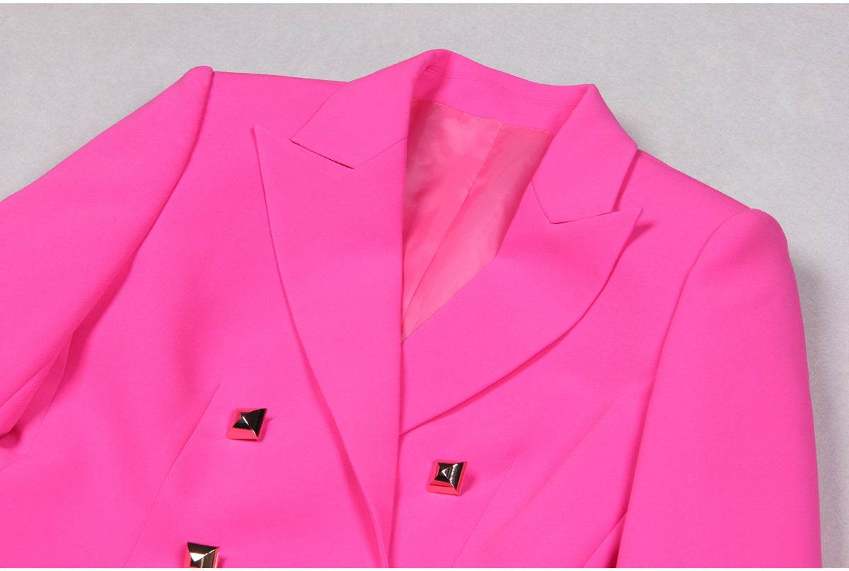 Office Business Suspender Shorts Three Piece Suit - REBECATHELABEL