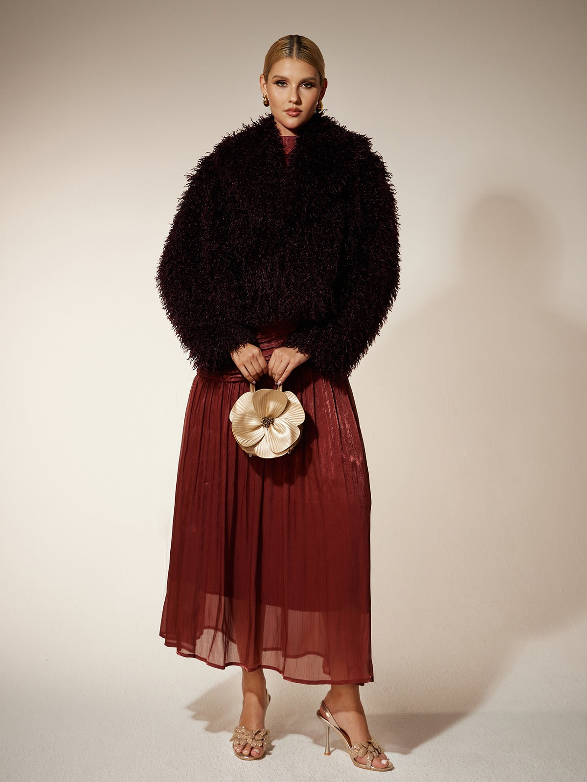 Faux Fur Short Jacket