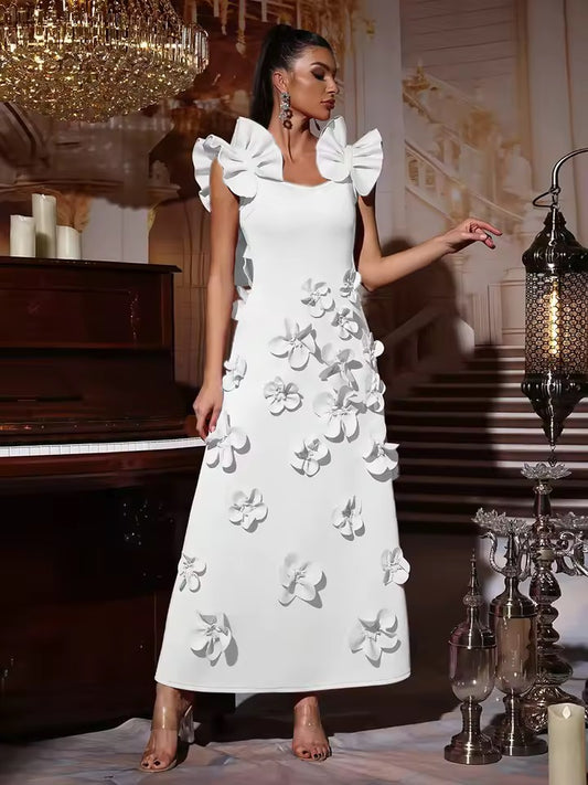 Patchwork Appliques Dress