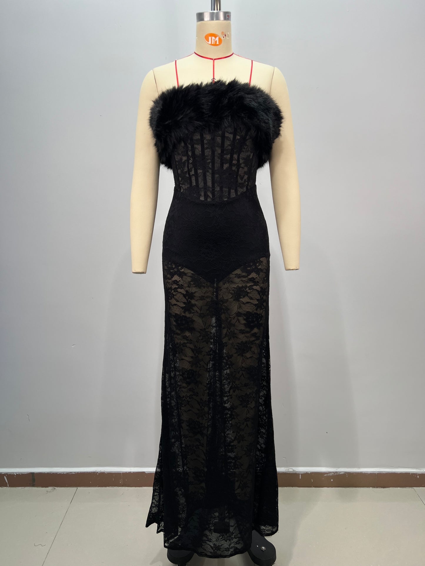 Off The Shoulder Sexy Black Lace Mermaid Long Prom Dress
