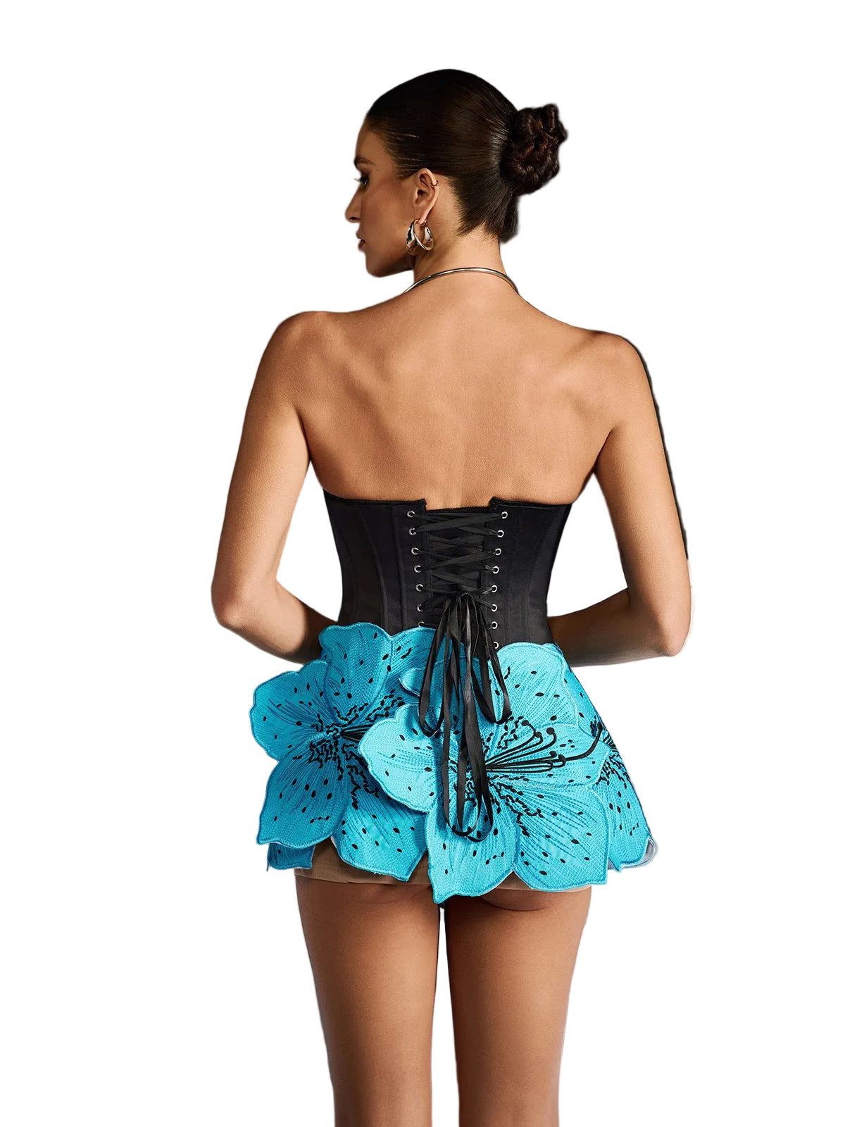 Embroidered Flower Skirt