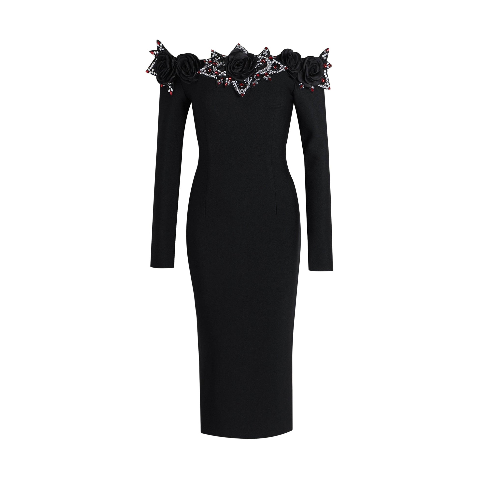 Amirah flower midi dress - REBECATHELABEL