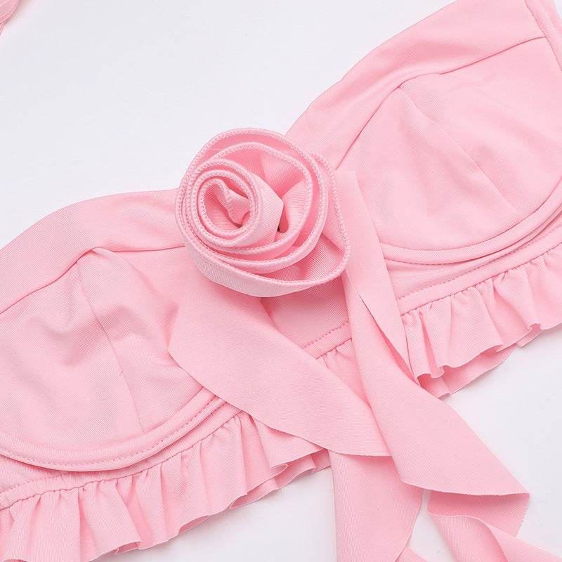 Sexy Camisole Floral Skirt Set - REBECATHELABEL