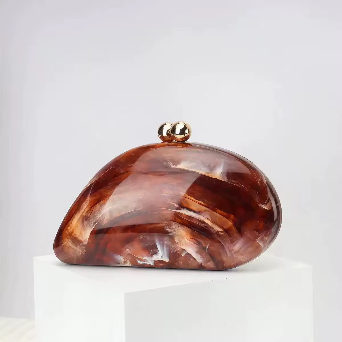 brown stone-textured imitation Irregular