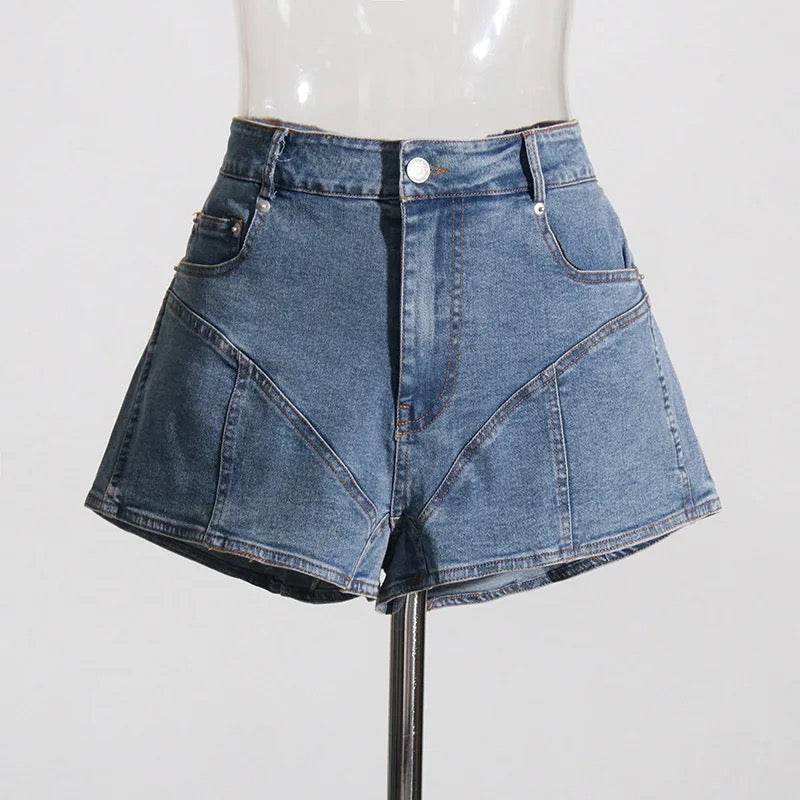 Lacy demin short set - REBECATHELABEL