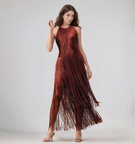 Olay tassel dress - REBECATHELABEL