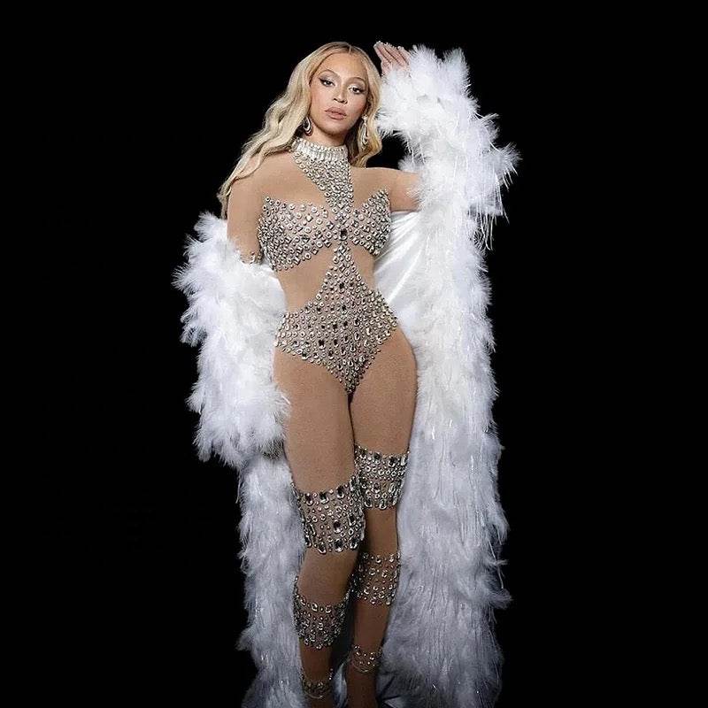 Beyo diamond jumpsuit - REBECATHELABEL