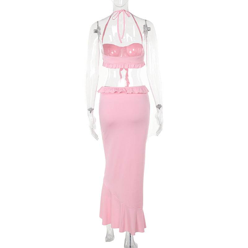 Sexy Camisole Floral Skirt Set - REBECATHELABEL