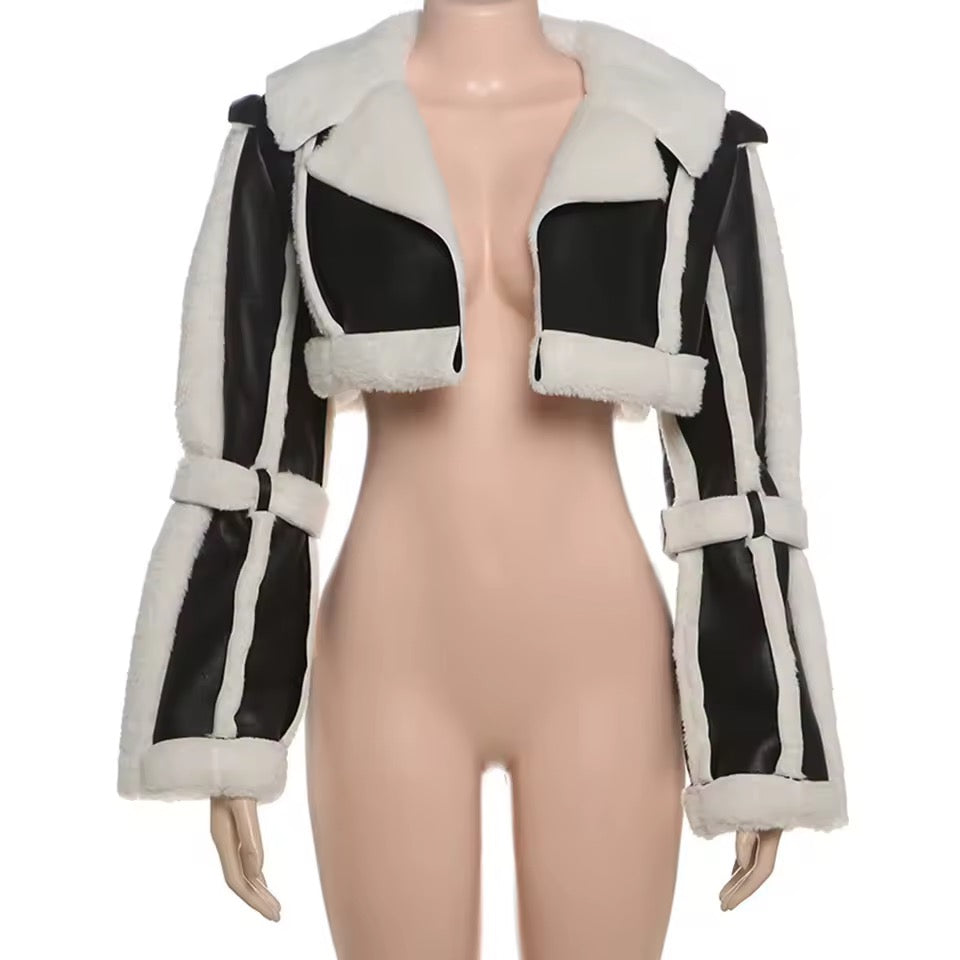 Thickened Warm Double-Sided Short Jacket