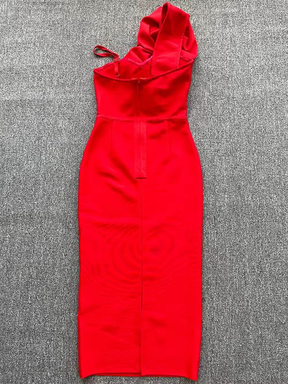 3D Flowers Spaghetti Strap Backless dress - REBECATHELABEL