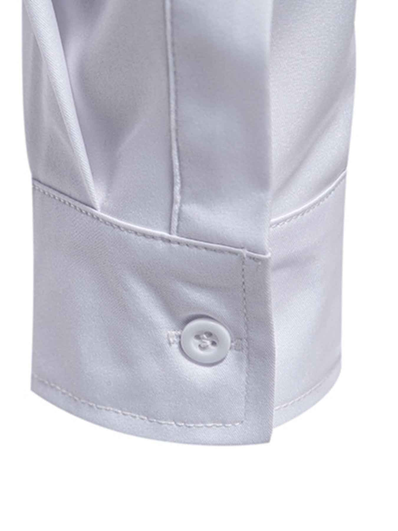 Men's Geometric Print Asymmetrical Button Shirt