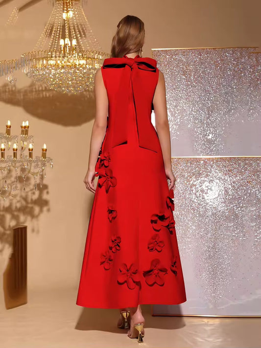 Patchwork Appliques Dress