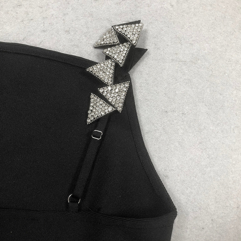 Flower Beading Pleat Draped A-line Off-the-shoulder Long Dress