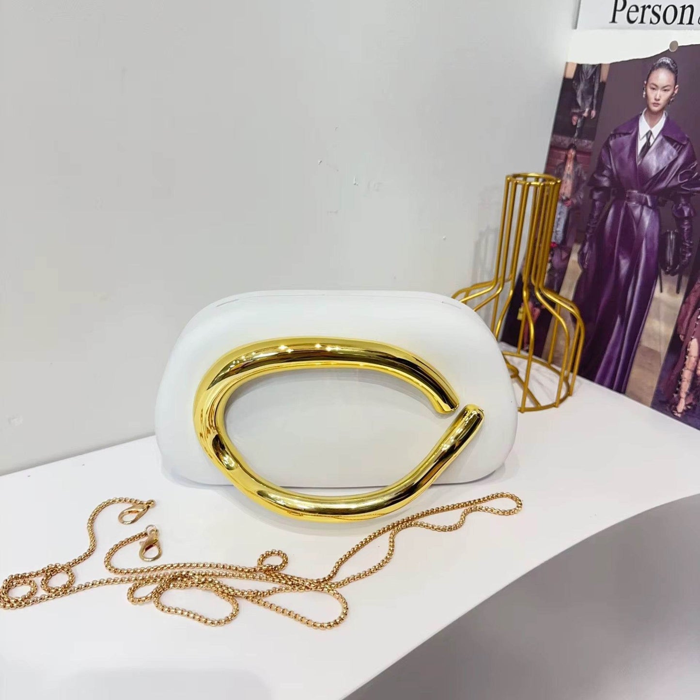 Opulence Loop Clutch - REBECATHELABEL