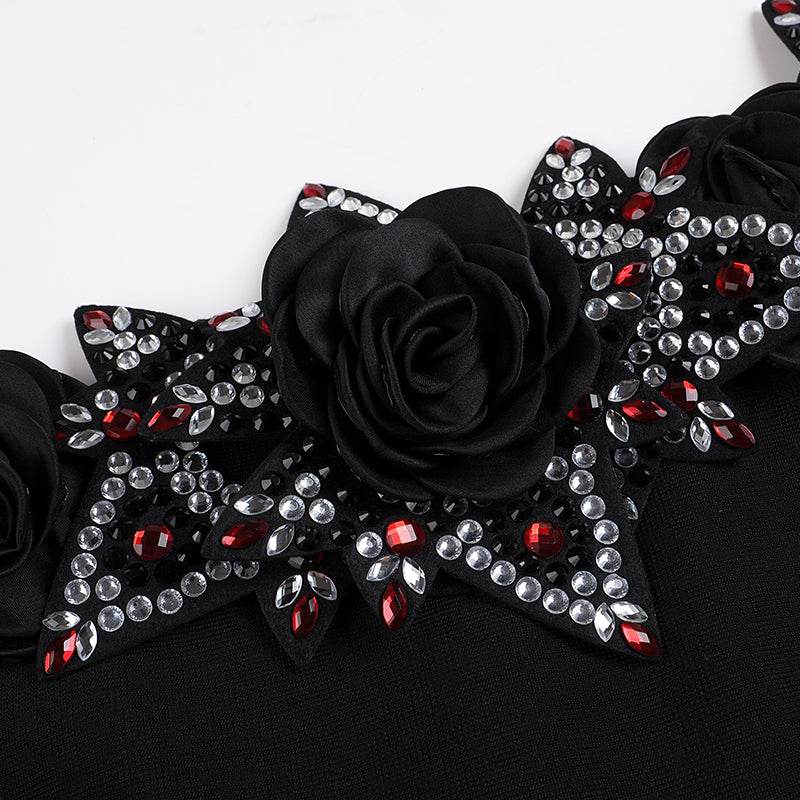 Amirah flower midi dress - REBECATHELABEL