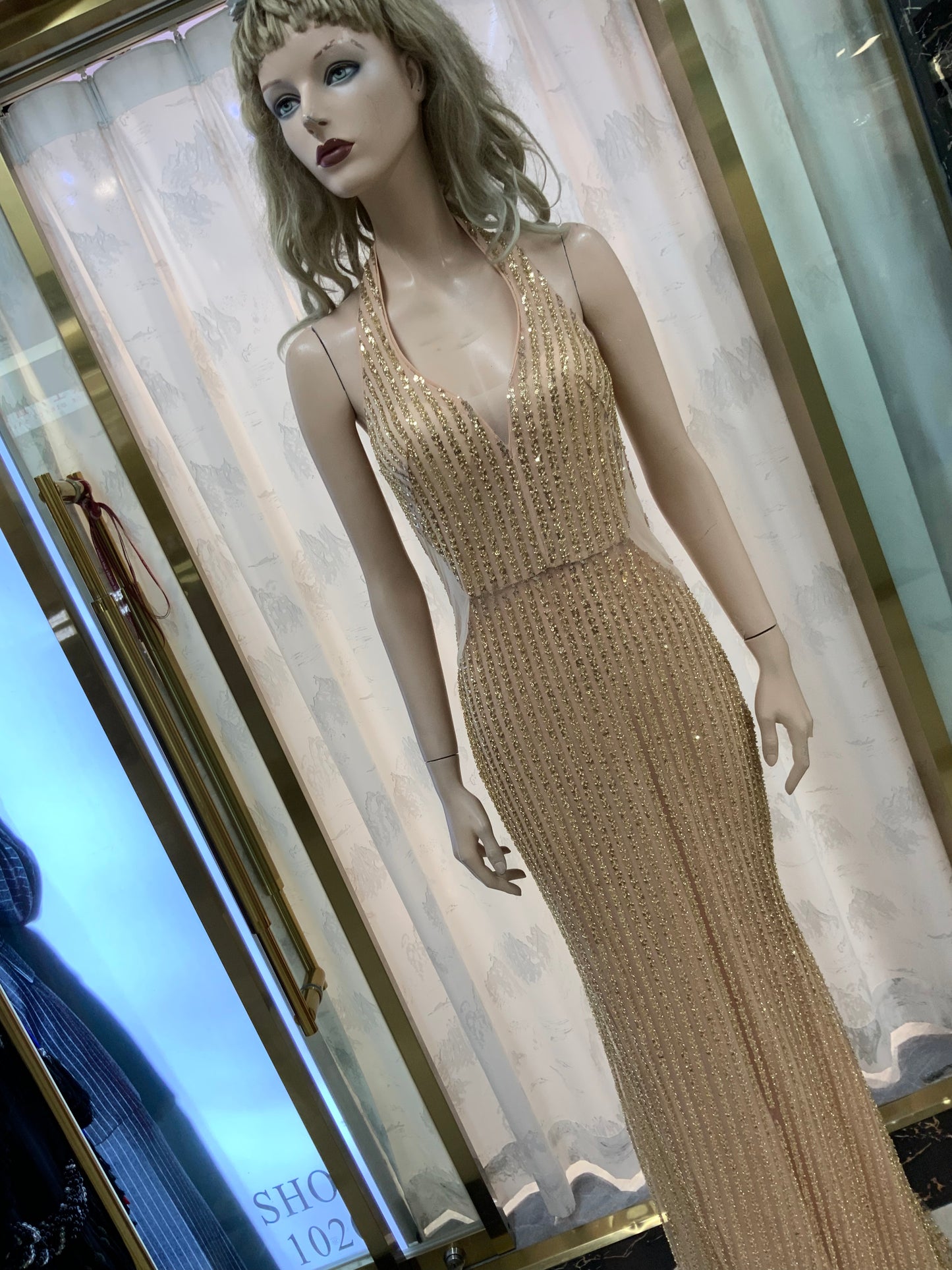 Mia floor length dress