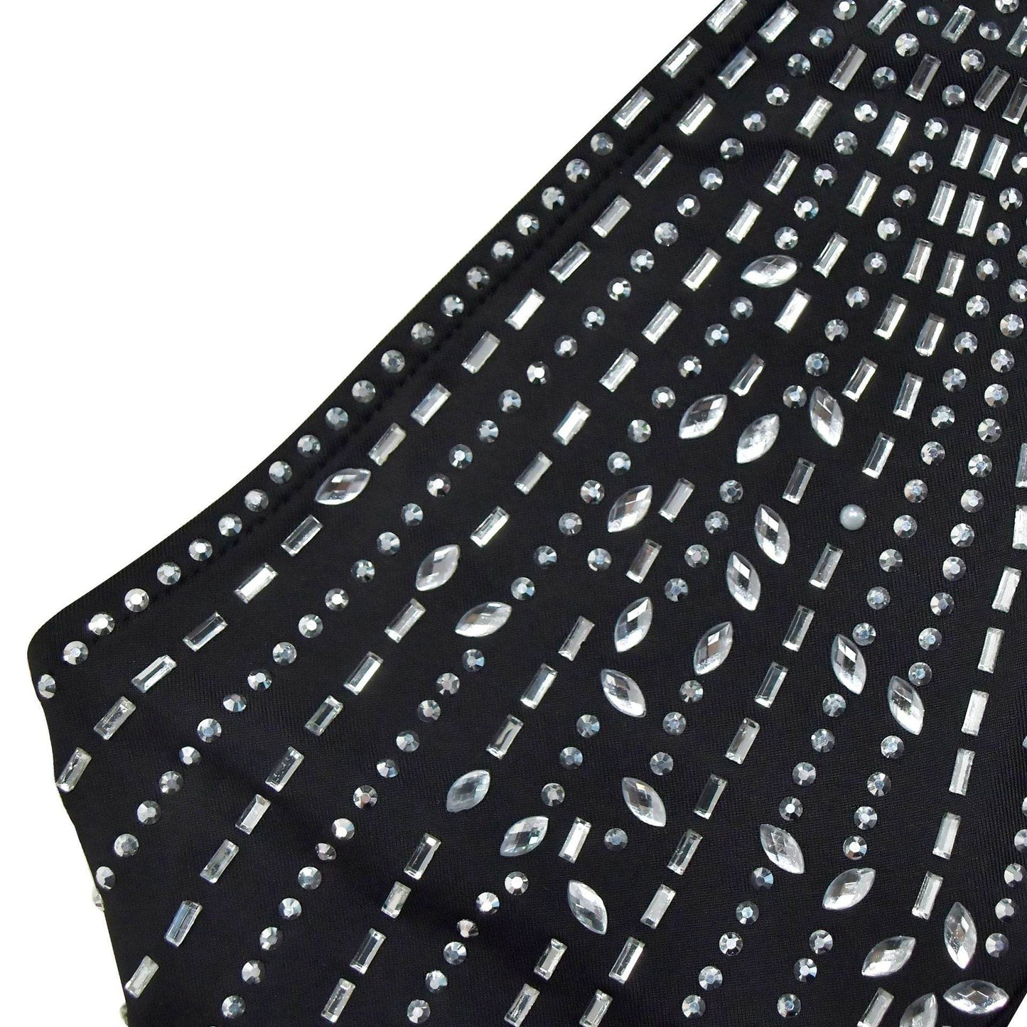 Rhinestone Sleeveless Halter Trousers Jumpsuit - REBECATHELABEL