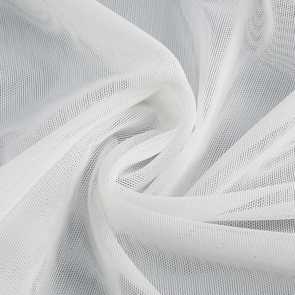 Spliced Ruffles Folds Elegant Long Dress