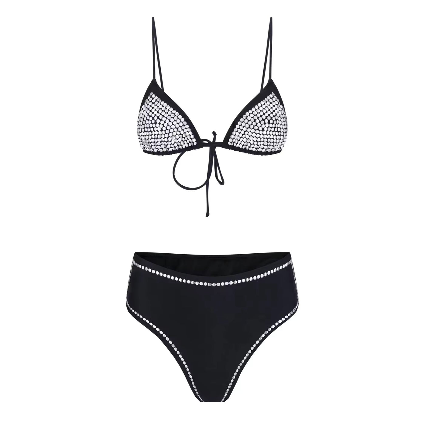3Pcs Diamond Bikini Set