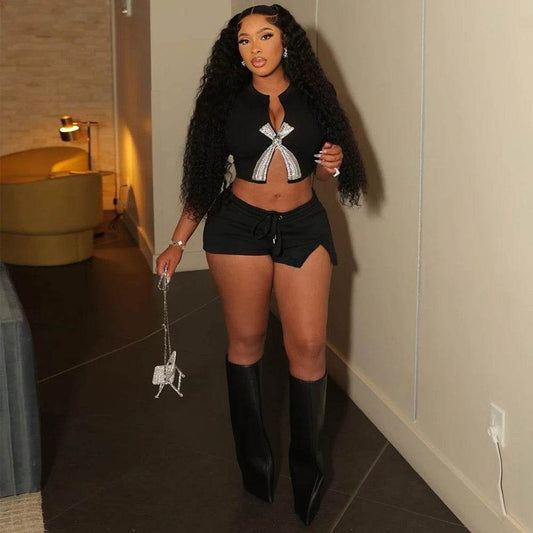 Aliya diamond top - REBECATHELABEL