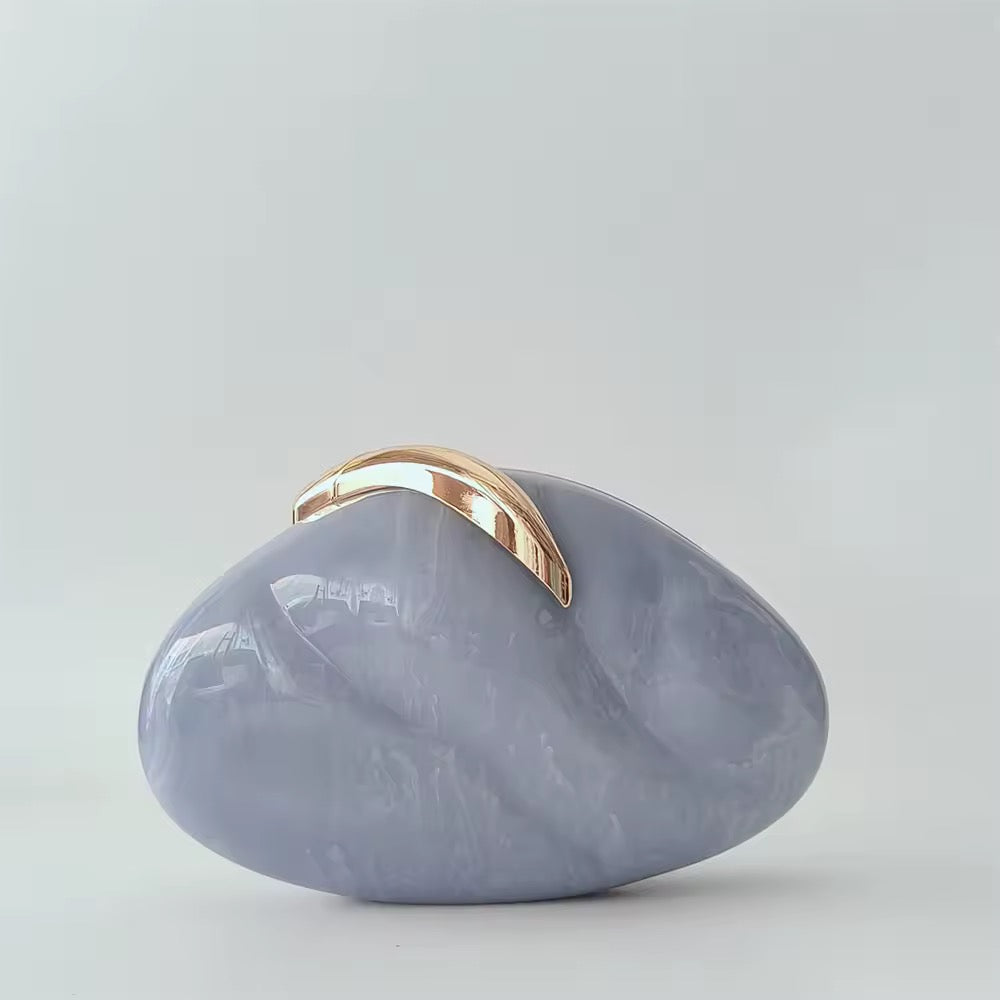 Metal Handle Mini Purse