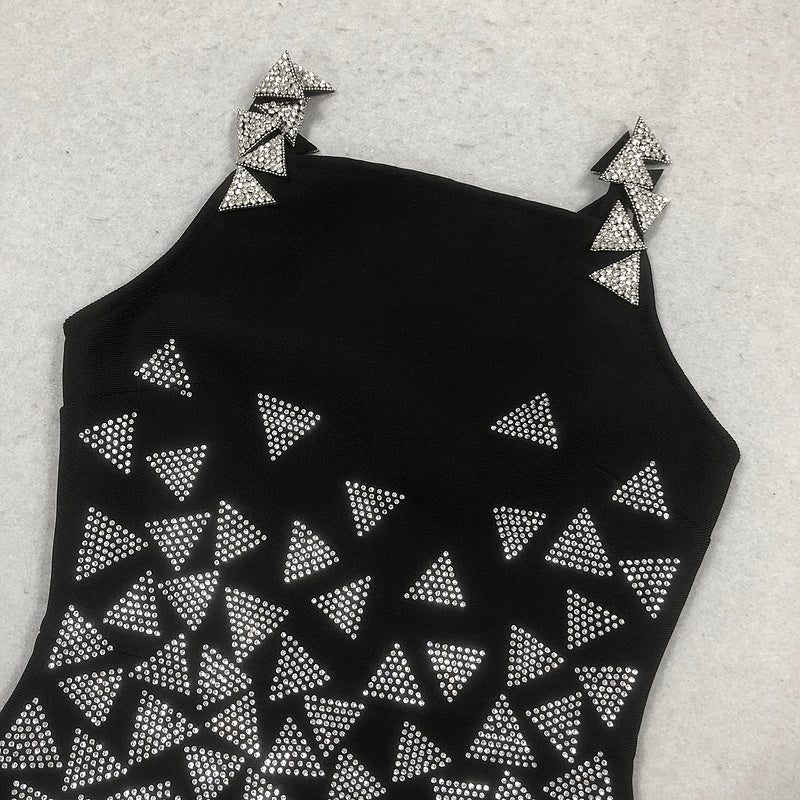 Flower Beading Pleat Draped A-line Off-the-shoulder Long Dress