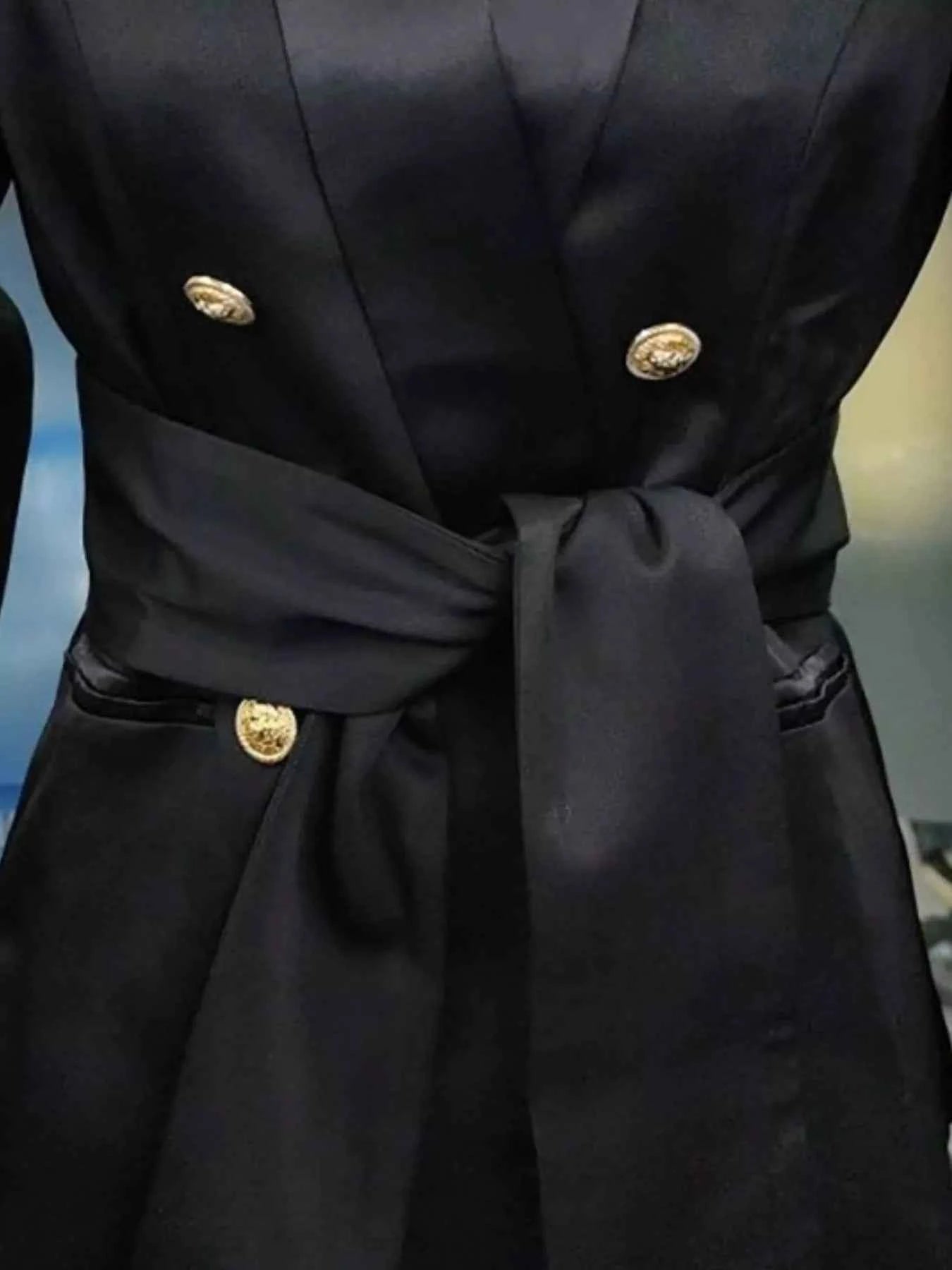 Double-Breasted Slim Fit Blazer